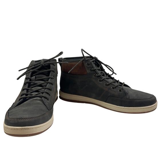 Bass Casual Lace Up Ankle Boots Sneakers Faux Suede...